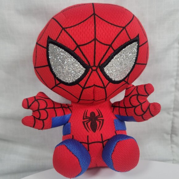 Ty Beanie Babies Marvel Spider Man Plush Stuffed Animal 6" - Picture 1 of 5